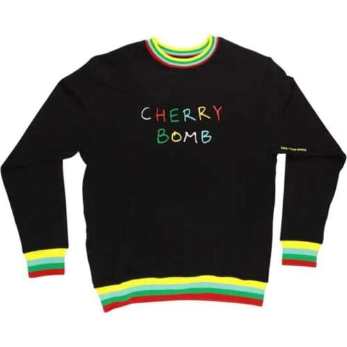 New Men CHERRY BOMB golf Flower Le Fleur Tyler The Creator Hoodies Hoody hooded Sweatshirts velvet Cotton Thicken Fleece 00