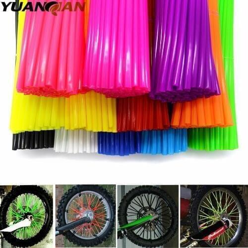Universal Motocross Dirt Bike Enduro Wheel RIM SPOKE Shrouds SKINS COVERS WR250 for 1290 SUPER R 390 200 690