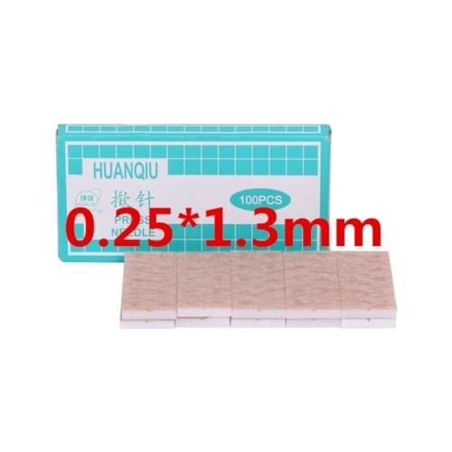 10 boxes=1000pcs sterile ear press needle Auricular acupuncture needle Intradermal needle 100pcs SZ 0.25*1.3mm