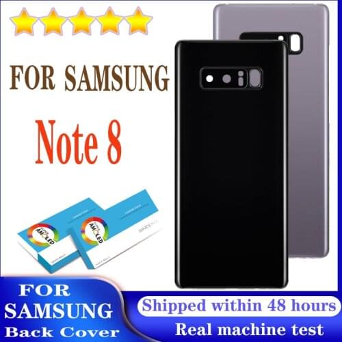 100% Original for SAMSUNG Galaxy Note 8 N950 N950F N9500 SM-N950F Battery Back Cover Door Housing Camera Glass note8 Back Glass