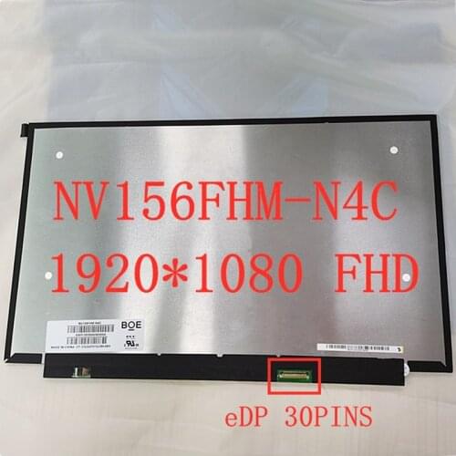 15.6" NV156FHM-N4C Laptop LCD screen IPS Display matrix NV156FHM N4C 1920*1080 FHD eDP 30 PINS notebook panel