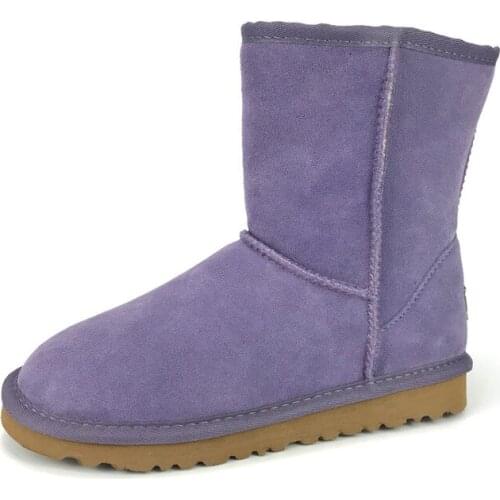 2020 New Fashion Non-slip Snow Boots Kids Boots Children Warm Winter Boots Waterproof Genuine Leather Toddler Girl Boy Boots