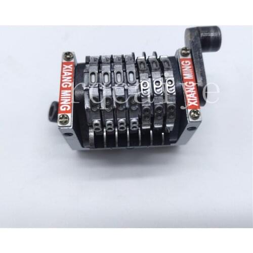 3 PCS High quality offset GTO46 GTO52 7 digits numbering machine Horizontal backward 09876...The last three can sink sides 22.3