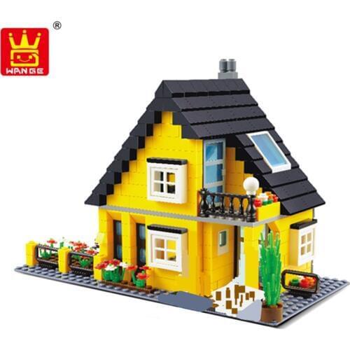 458pcs Villa Garden Building Block Brick Toy 32052