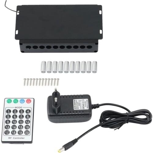 5W Fibre Optic Lights Star Ceiling Light Kit for Car & Home, Fibre Optical Cable Strands Decoration EU Plug