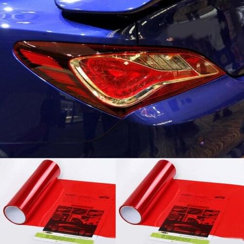 60cmx30cm Car Light Film Styling Headlight Taillight Wrap Sheet Decal Sticker Film