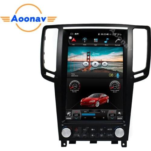 2 din Android car stereo autoradio Tesla style forInfiniti G25 G37 2004-2013 car radio multimedia player DVD player HD screen