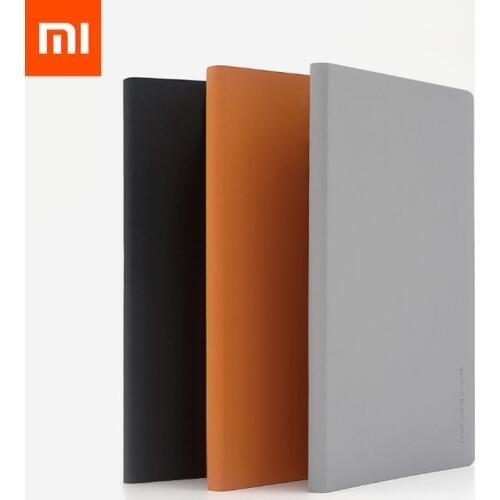 2Pcs/lot Xiaomi Mijia Kaco Green Noble Paper NoteBook PU Cover Slot Book for Office Travel Gift Luxury written paper diary book