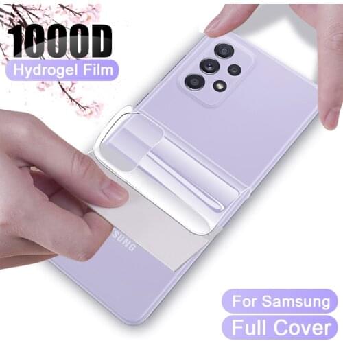 Back Hydrogel Film For Samsung Galaxy A52 S21 S20 Fe Note 20 Ultra 10 Plus Lite Screen Protector A32 A72 A31 A51 A50 A71 M31 M51