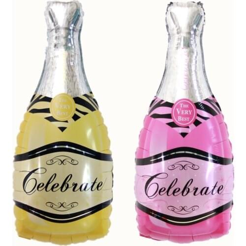 Happy 30th Birthday Vase Aluminum Foil Balloon Party Party Annual Celebration Bar Scene Decoration Wine Supplies