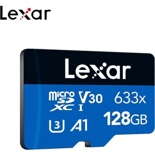Lexar 633x Micro SD Card 512GB 256GB 128GB 100MB/s 16GB 32GB 64GB 95MB/s Memory TF Card for smartphones/tablets/action cameras