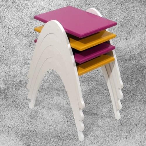 4 pcs Coffe Zigon Coffee Table MADE IN TURKİYE