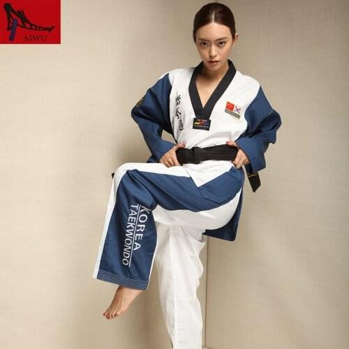 Korean Taekwondo Uniform Adult Men And Women Taekwondo Clothing Taekwondo Coach