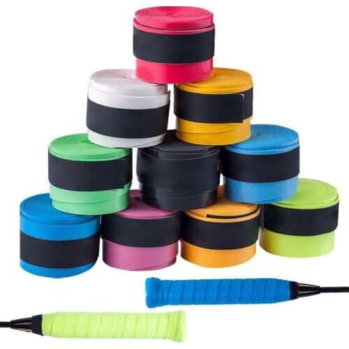 Anti-skid Soft Sweat Absorbed Viscous Overgrip Tennis Racket Handle Grip Band Tennis Racket Overgrips Anti-skid Sweat tape