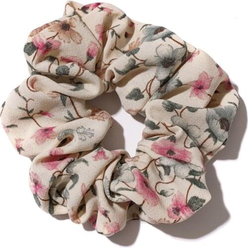 Large intestine circle charm, vintage and all kinds of headgear New summer girls' fragmentary flower cloth