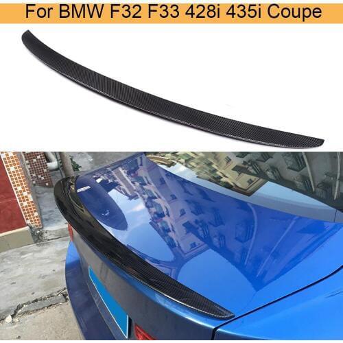 Carbon Fiber Rear Wing Spoiler for BMW 4 Series F32 F33 428i 435i Coupe 14-16 Tail Trunk Lid Lip Wing Spoiler