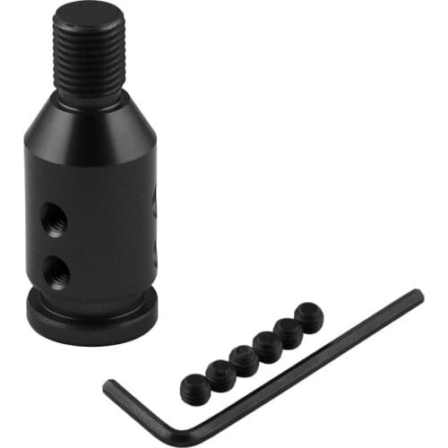 Aluminum Gear Shift Knob Adapter For BMW Non Threaded Shifters 12x1.25mm Black Red Blue Silver