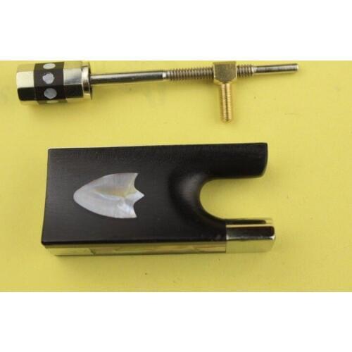 1 pc high quality violin bow frog 4/4 violin bow accessories mosaic conch