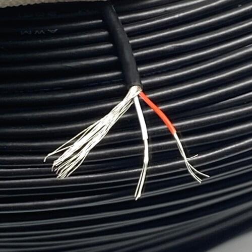 10M Twisted Shielded Cable UL 32AWG 2 core Anti-oxidation Tinned Copper Wire 2P USB Data Cable Wire PVC Insulation Sheath
