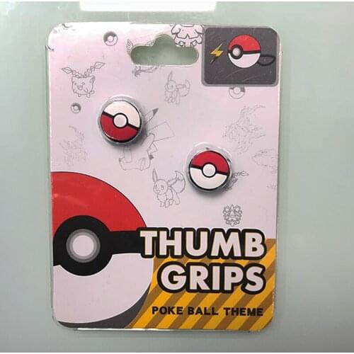 2pcs/set High Quality 3d New 3D Caps For NS Switch Thumb Grips For Pokeball Plus Silicone Cover Cap
