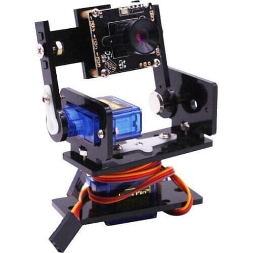 BlueRaven HD Camera Pan-Tilt Kit with 2 Pcs SG90 Micro Servos for Raspberry Pi 4B and Robot Car