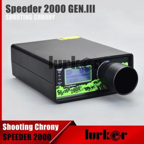 Hlurker Chronograph SPEEDER 2000 Shooting Chrony Can Storage 10 Set Of data Better Than X3200 For Airsoft Air BB Gun