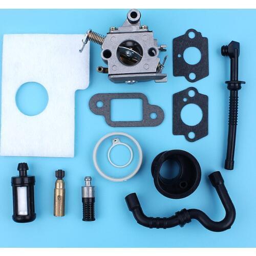 Carburetor Oil Pump Air Fuel Filter Line Intake Manifold For STIHL 017 018 MS170 MS180 MS 170 180 Chainsaw Carb Muffler Gaskets