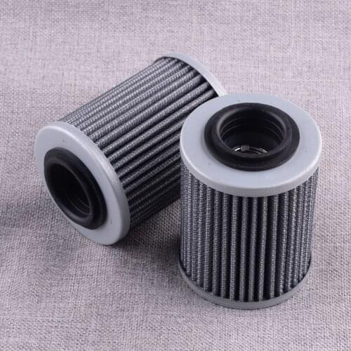 2pcs Oil Filter Fit for Ski-Doo Renegade MXZ Grand Touring Expedition LE SE Sport 1200 900 600 2017 420956124