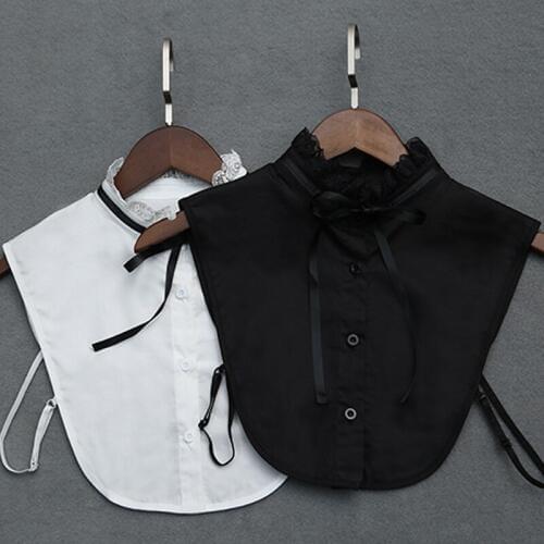 New Products Lace Decorative detachable collar women fashion collar sweater Bowknot ribbon cotton shirt lace edge fashion wild