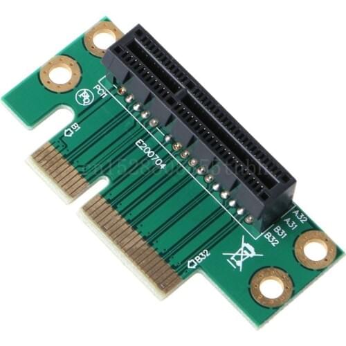 PCI Express PCI-E 4X Adapter Riser Card 90 Degree Right Angle Riser Converter Card for 1U/2U Server Chassis Computer