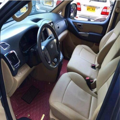 Custom full set car floor mats + trunk mat for Hyundai Grand Starex 12 seats 2019-2010 durable car carpets for Grand Starex 2013
