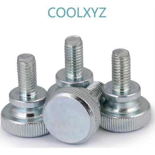 Hand screw high head knurling hand screw step double large head adjustment screw M8 M10 1PCS
