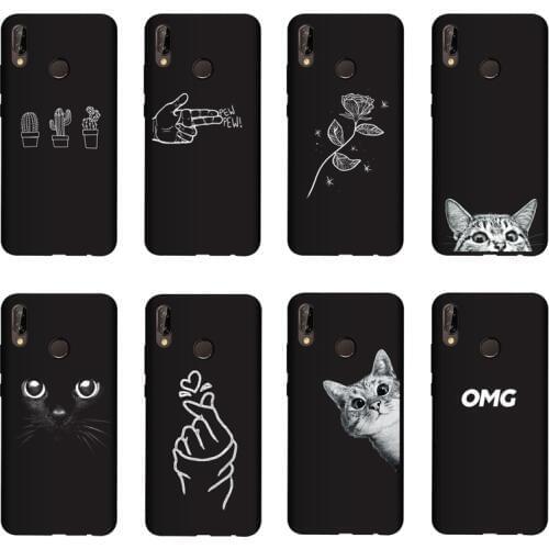 QAQsam Silicone 5.84 inches For Huawei P20 lite Case Cover Painting Matte Phone For Nova 3e ANE-LX1 LX2 LX3 LX2J AL00 Cases
