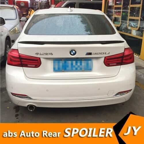 For F30 F35 Spoiler Carbon Fiber Material 2012-2015 P4 HC Performance Style Spoiler For BMW M3 320i 320li 325li 328i Spoiler
