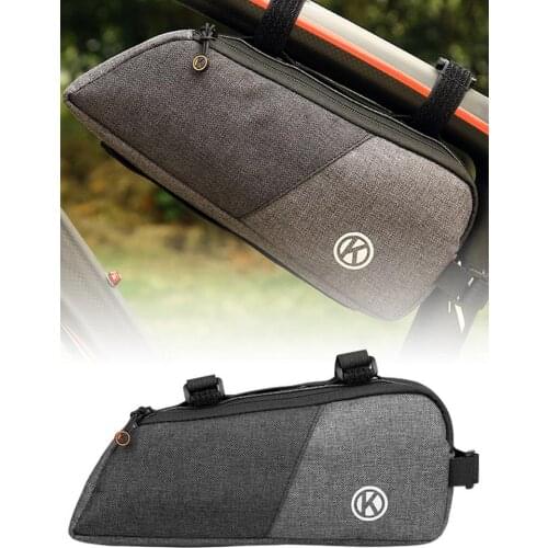 Cycling Bag Portable MTB Road Bicycle Bag Large Capacity Triangle Saddle Frame Pouch Outdoor Cycling Accessories Riding Tool Bag