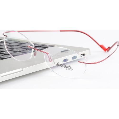 Vazrobe Rimless Women Glasses Frame Men Eyeglasses Transparent Clear Lens Prescription Spectacles Frameless Points for Receipt