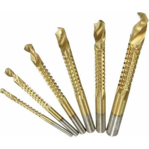 1pc Drill Bit Carbide Tip HSS High Drill Bit Saw Set Drill Titanium Coated Woodworking Metal Wood Drilling Hole tools