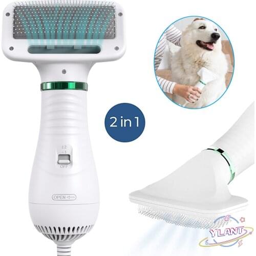 SWT 2-In-1 Portable Dog Dryer Dog Hair Dryer And Comb Brush Pet Grooming Cat Hair Comb Dog Fur Blower Low Noise