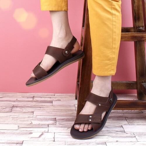 2020sandalle rubber ete fashion sandalias for hombre casual deportivas work sandals-men beach heren size big rasteira couro