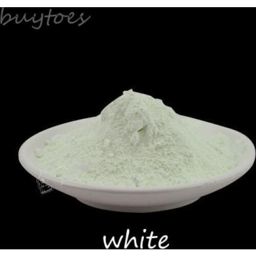 500g White Fluorescent Dust Nail Polish Pigment DIY Nail Glitter Fluorescent Powder Soap Body Paint Pigment,not glow powder