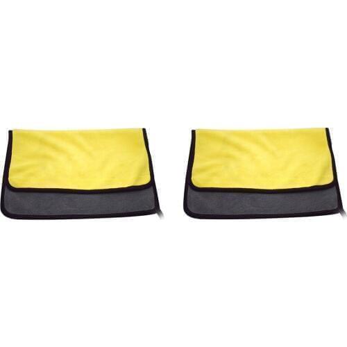 Auto cleaning towel Car wash towel thick absorbent coral velvet car towel two-color double-sided high-density