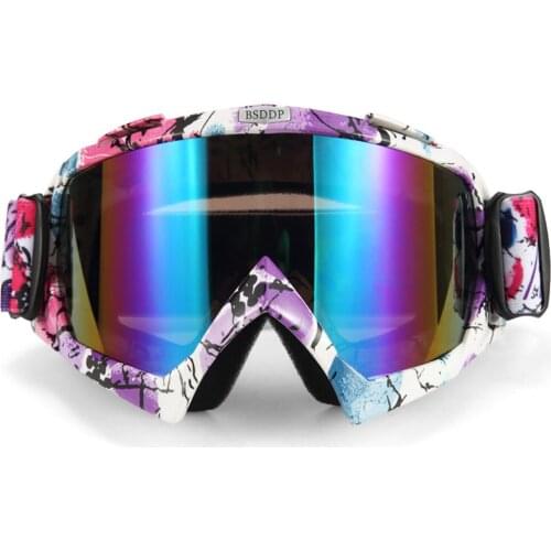 BSDDP Motorcycle Goggles Ski Glasses Motocross Goggles Eyewear Snowboard Glasses Moto Motorbike Dirt Bike Cycling Glasses