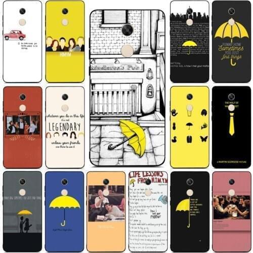 YNDFCNB America sitcom how i met your mother Phone Case for RedMi note 4 5 7 8 9 pro 8T 5A 4X case