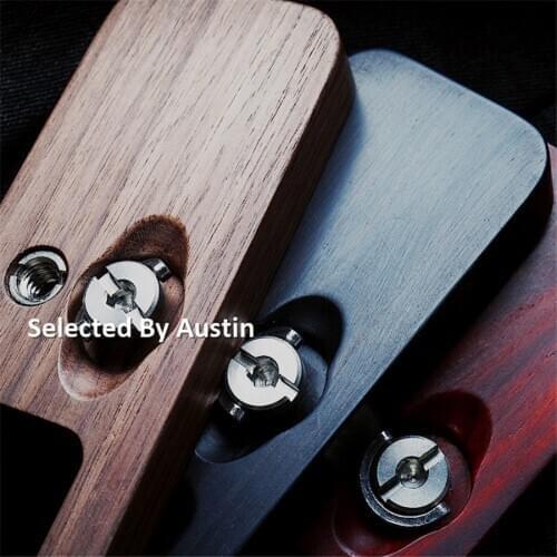 Wood Base Plate Hand Grip Plate Bracket For FUJI XT4 FUJIFILM X T4 Tripod Support