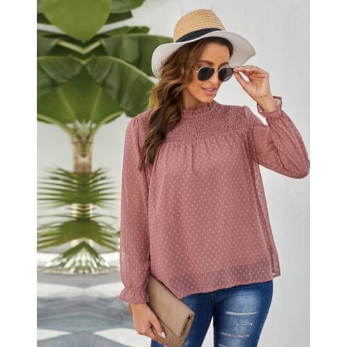 EAEOVNI Womens Chiffon Blouses