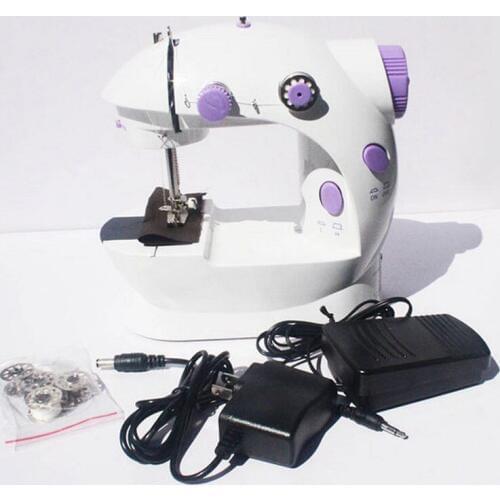 Electric Mini Sewing Machine For Home Hand Machine To Sew 110/220V AU Plug Speed Adjustment with Light Handheld Sewing Machine
