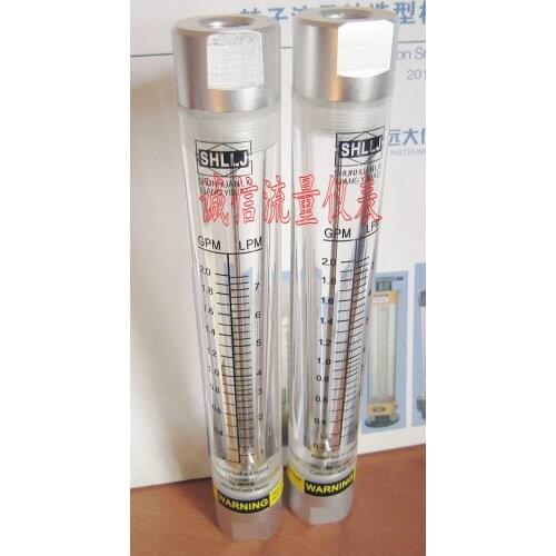 LZM-10G Pipeline Flowmeter 0.2-2GPM1-7LPM 3 Internal Thread Flowmeter with Aluminum Splitting Joint