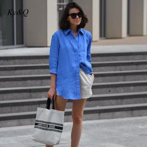 Льняные блузки Ky&Q China At AliExpress