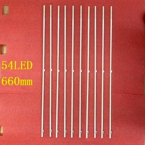 10pcs/lot 54LED 659mm LED backlight strip For Sharp LC-60LE660U LC-60LE661U Samsung 2015SSP60 7030 54 LM41-00090S RUNTKB270WJZZ