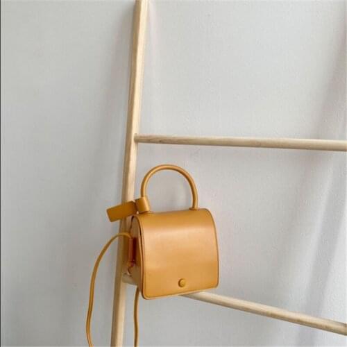 Trendy Bags Womens Fashion Shoulder Bags New Style Niche Pure Color Handbags Womens Small Square Bags PU Messenger Bags